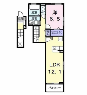 エススタイル リュクス【2階】の間取り