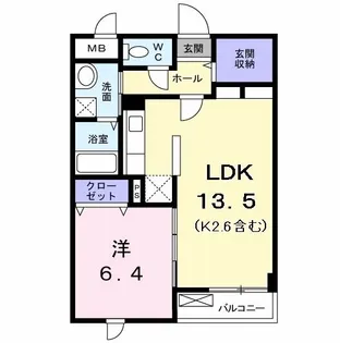 サンリット スクエア【1階】の間取り