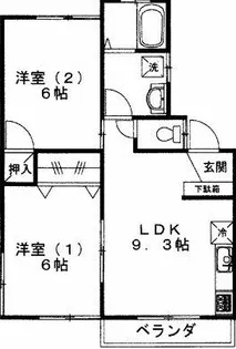 緑光館【2階】の間取り