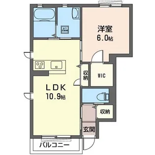 リガーレ【1階】の間取り