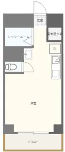 マンション築地【4階】の間取り