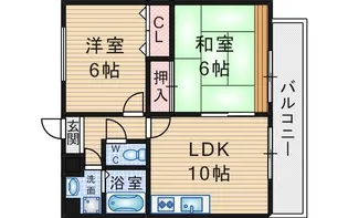 エメラルドヴィラ【3階】の間取り