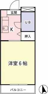 アルペンみの【3階】の間取り