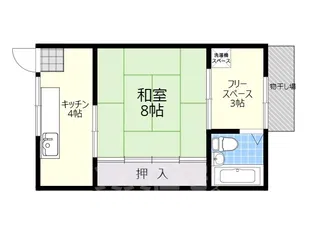 高瀬ハイツ【1階】の間取り