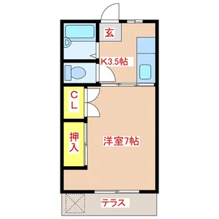 霧島キャッスル【1階】の間取り