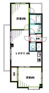 COM・Caldecott【2階】の間取り