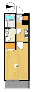 O_NEST六町【2階】の間取り