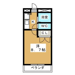 パレス欅【2階】の間取り