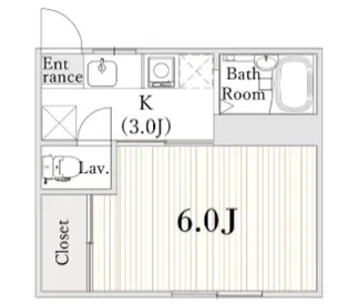 CITY COURT 桜台【2階】の間取り