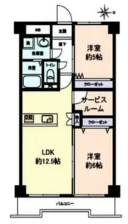 グランドシティ大宮ウェストタワー【1階】の間取り