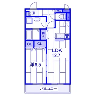 グランメゾン【4階】の間取り