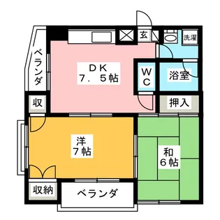ノーヴェ ラペルラ【3階】の間取り