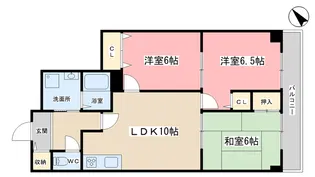 エーデル音羽【6階】の間取り