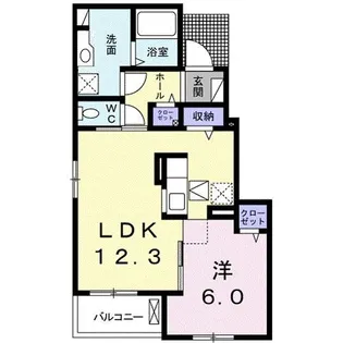サンリットスクエア【1階】の間取り