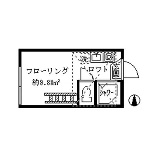 フェリスアライズ【2階】の間取り