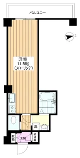 桜川グレースマンション【7階】の間取り