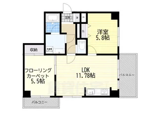 サングレート西宮サウス【2階】の間取り