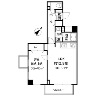 N-flats横浜大岡【2階】の間取り