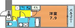スカイコートパレス駒沢大学II【3階】の間取り