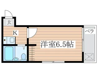 中野ハイツ【2階】の間取り