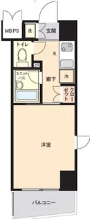 ルーブル大井町弐番館【3階】の間取り