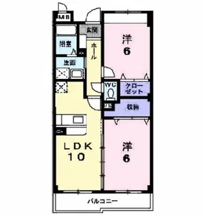 セゾン・フィオーレ【3階】の間取り