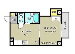 ローレルハイツ柴崎【1階】の間取り