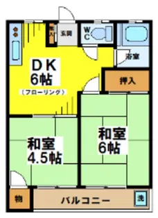 カーサキシ【2階】の間取り