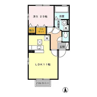 トゥロアサンパティーク【1階】の間取り