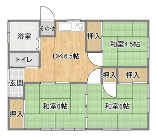福島県いわき市佐糠町八反田【一戸建】の間取り