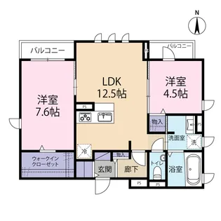 グランソーレ西麻布【2階】の間取り