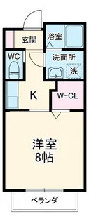 エテルノ極楽【1階】の間取り