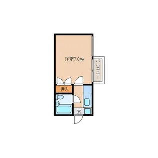 リトルシャトー (S)【2階】の間取り