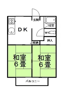 リバーサイドハイデンス【2階】の間取り