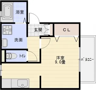 サンフェルティA棟【1階】の間取り