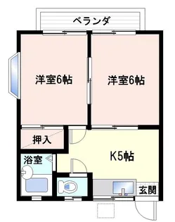 T&K久里浜【2階】の間取り