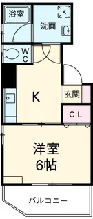 クリーンメゾンアラタマ【4階】の間取り