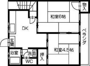 ハイツ タニグチ【2階】の間取り