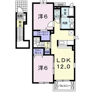 ウェルフェアA【2階】の間取り