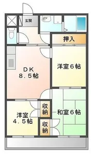 合川ビレッジI【3階】の間取り