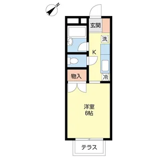 ベルガーネットA【2階】の間取り
