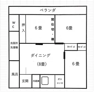 メゾンふくのや【2階】の間取り