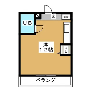 リバーサイドハイツ【3階】の間取り