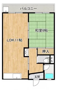 ハイツシティヒル【3階】の間取り