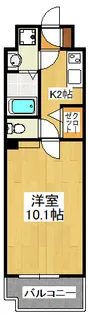 ミッツ・メロディア【6階】の間取り