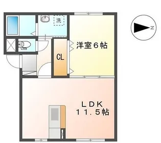 クロッキオ【2階】の間取り