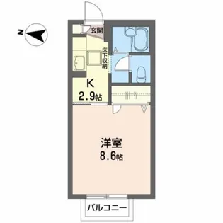 Kalmia Palace A【1階】の間取り