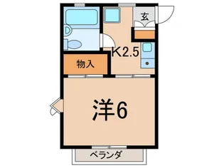 コーポ フレンド【2階】の間取り
