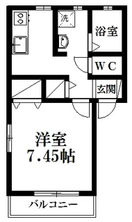 ポプラII【1階】の間取り