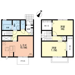 神奈川県足柄上郡開成町延沢【一戸建】の間取り